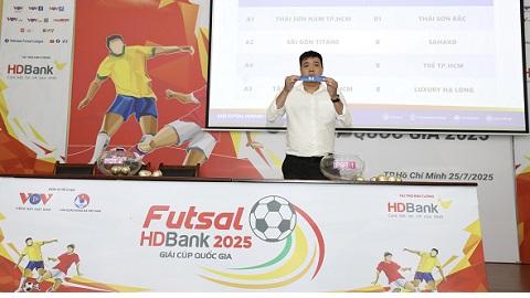 Lịch thi đấu giải Futsal HDBank cúp Quốc gia 2025